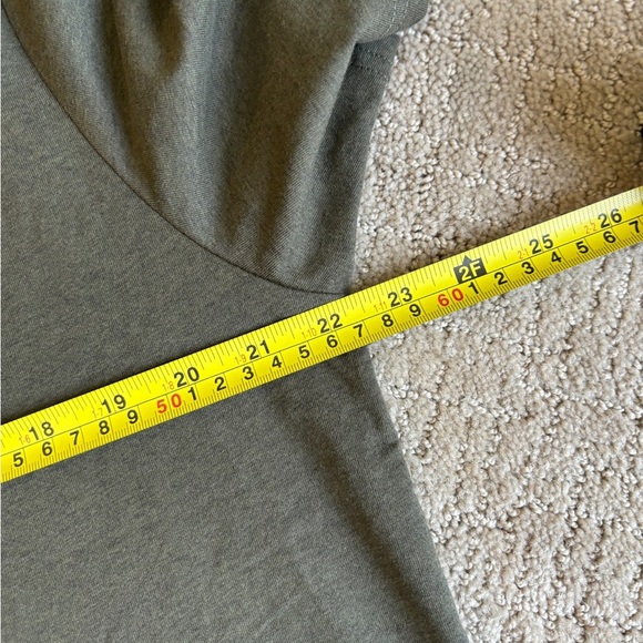 NEW Banana Republic Premium Wash T-Shirt Olive Green Men's Large Tall - Picture 6 of 8